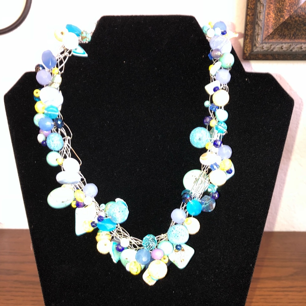 Multi colored 8” necklace